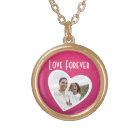 Photo Heart Frame Personalized Pink/White