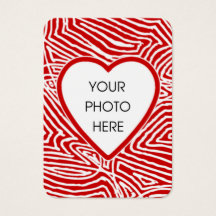 Photo Heart Mini Valentines Cartes