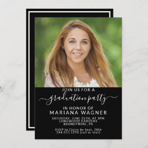 Photo High School Graduation Party Invitation