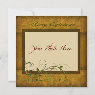 Photo Holiday Card, "Merry Christmas" Card