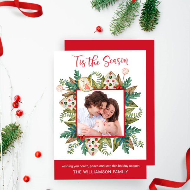 Photo, Holiday Cookies and Greenery Tis the Season (Creator Uploaded)