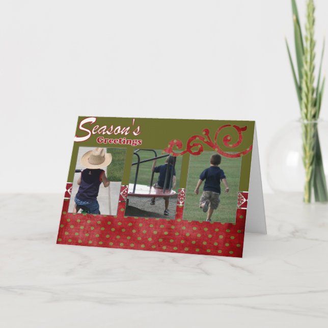 Photo Holiday Greeting Card (Front)