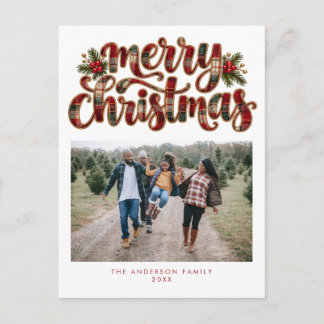 Photo Holiday Post Card