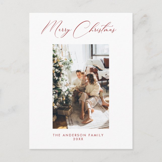 Photo Holiday Post Card (Front)