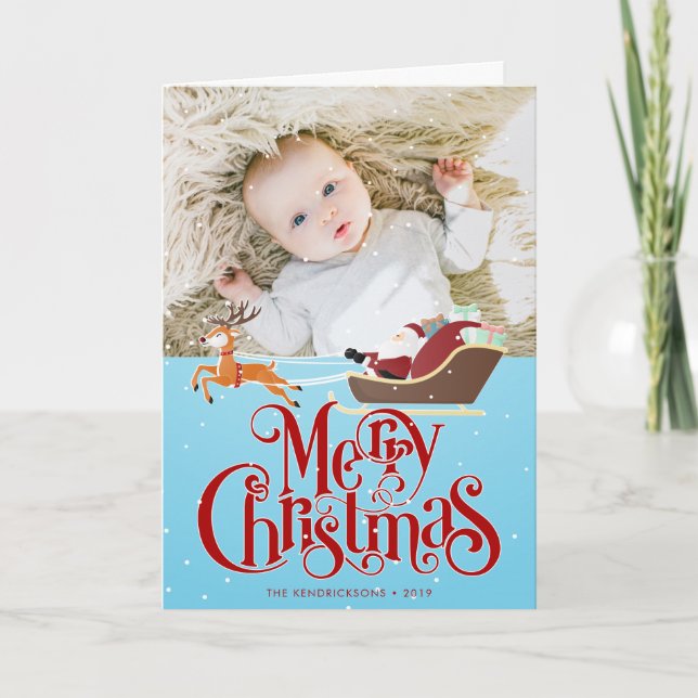 PHOTO HOLIDAY | Santa's Christmas Night Flight (Front)