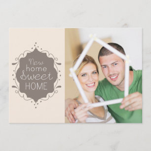 Photo Home Sweet Home Moving Faire-part