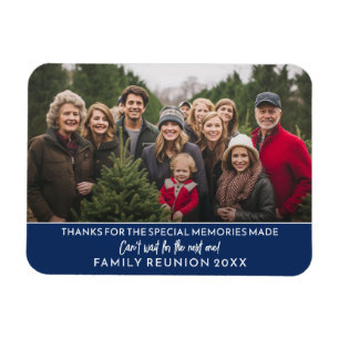 Photo Horizontal - Family Reunion Thank You Magnet