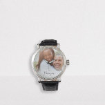 Photo | I Love You | eWatch Watch<br><div class="desc">Treat the man in your life to this gorgeous photo watch,  personalized with your favourite photo and the editable text with the template 'I LOVE YOU'. A perfect gift for christmas,  birthdays or any special occassion,  just give it to either your partner,  dads,  grandfathers,  uncles,  brothers and more.</div>