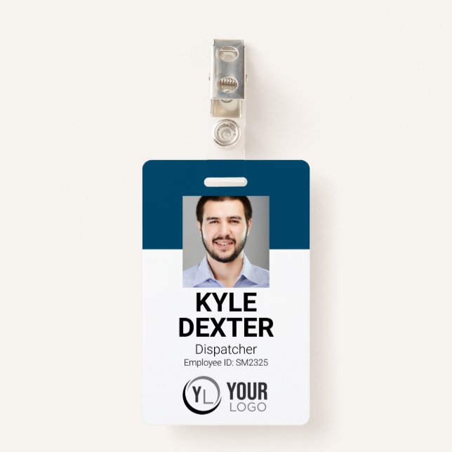 Photo ID Badge (Front with Clip)