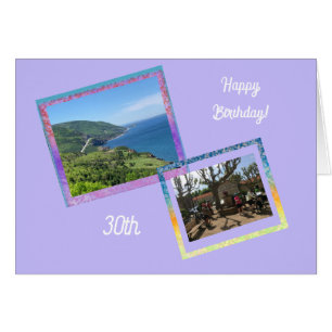 Photo Images et âge Carte d'anniversaire
