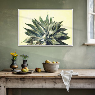 Photo Impression botanique tropicale à l'aquarelle Agave