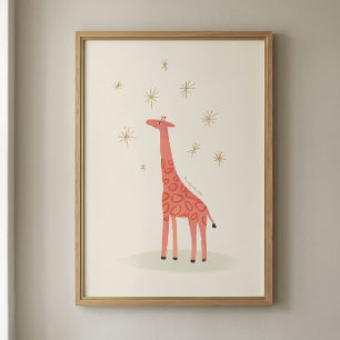 Photo Impression d'art de la nurserie de girafes Décor