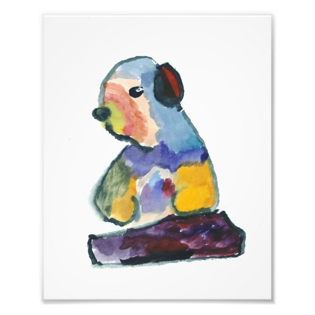 Photo Impression de castor doux (Devant)