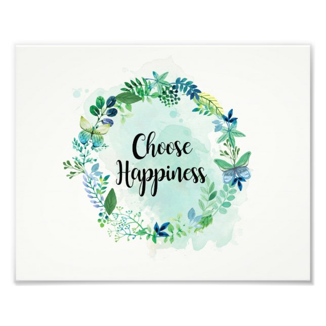 Photo Impression de devis floraux, Aquarelle de devis in (Devant)