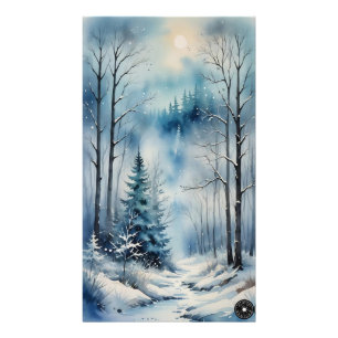 Photo Impression de forêt hivernale
