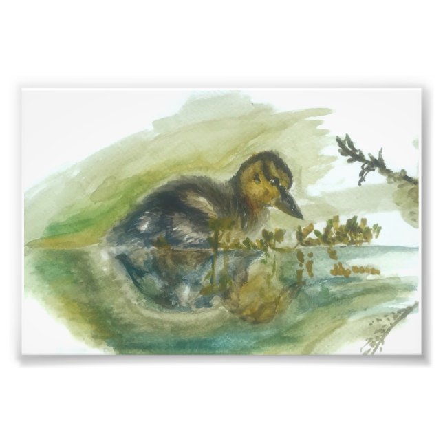 Photo Impression de l'aquarelle à canettes (Devant)