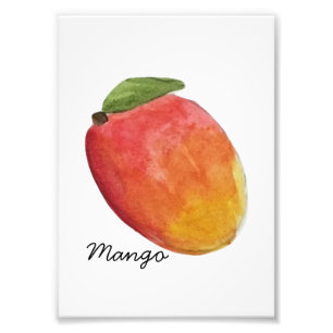 Photo Impression Mango aquarelle