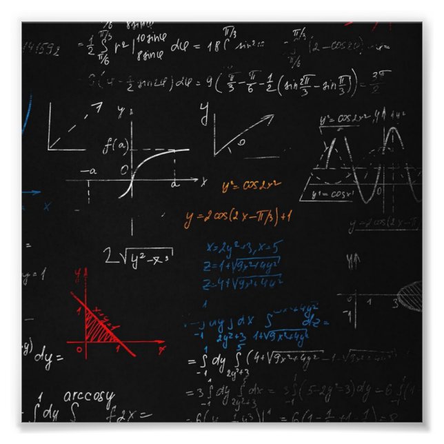 Photo Impression mathématique (Devant)