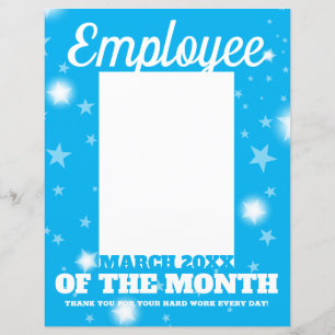 photo insert employee of the month MAR letterhead