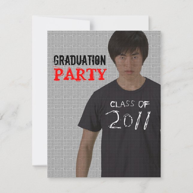 Photo Insert Graduation 2011 Party Invitation 4 (Front)