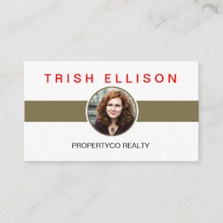 Photo Insert Minimalist Custom Template Card