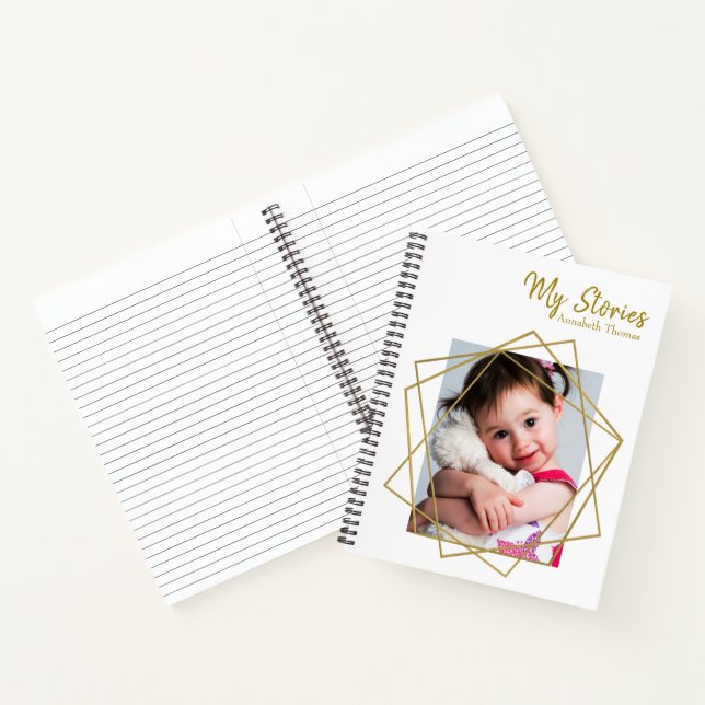 Photo Insert "My Stories" Journal/ Notebook (Inside)