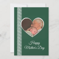 Photo inside Heart image with lace border