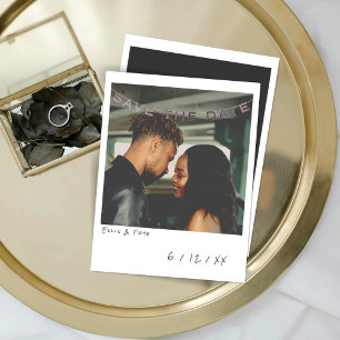 Photo Instant vintage Enregistrer La Carte Date