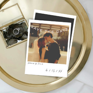 Photo Instant vintage Enregistrer La Carte Date