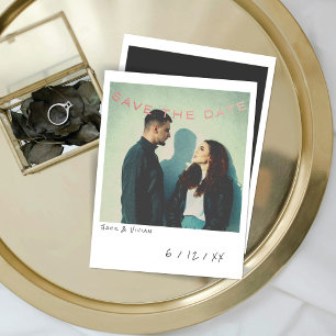 Photo Instant vintage Enregistrer La Carte Date