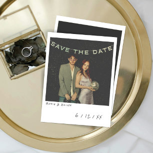 Photo Instant vintage Enregistrer La Carte Date