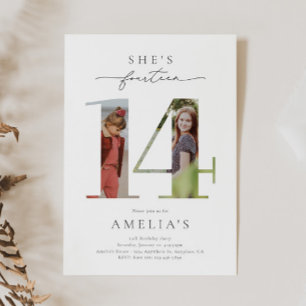 Photo Invitation à l'anniversaire du 14e anniversa