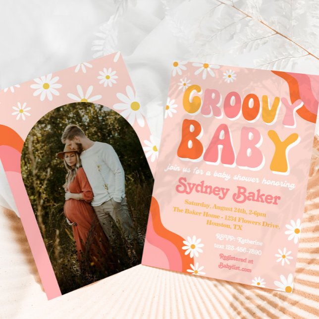Photo Invitation Baby shower Super (Créateur téléchargé)