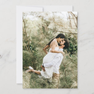 Photo Invitation For Vellum Overlay