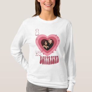 Photo J'aime mon petit ami T-Shirt