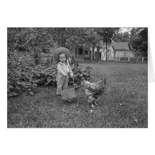 Photo Jardin de la fille du Rooster des années 188