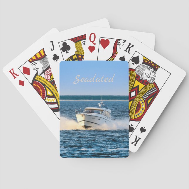 Photo Jeu de cartes avec bateau (dos)