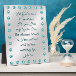 Photo John 3:16 Plaque