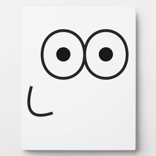 Photo Joyeux yeux et bouche - Plaque (Devant)