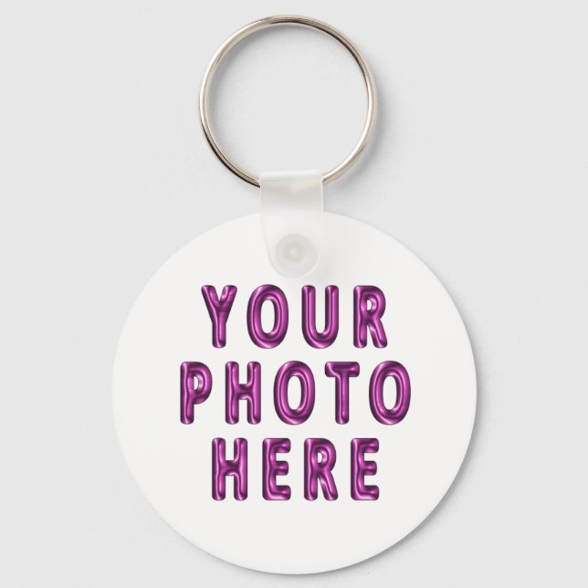 Photo Keychain Bulk No Minimum with INSTRUCTIONS (Front)