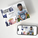 Photo Kids Movie Night Birthday Party Invitation<br><div class="desc">Grab your popcorn and 3D glasses, because it's time to celebrate! Join us for a Modern Kids Movie Night Birthday Party. Featuring images from the hottest movies of the moment, an editor's board, a reel of tape, 3D glasses, popcorn, sweets, fizzy drinks, and cinema tickets, this party is sure to...</div>