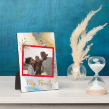 La plaque de ma famille Tabletop est 5x7 avec l'Ea