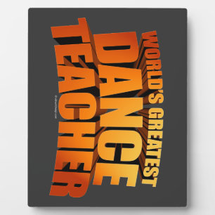 Photo La plus grande plaque d'enseignant de danse du mon