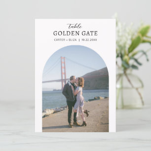Photo Landmark Location Table Number Card Sign