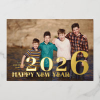 PHOTO Large Premium GOLD HAPPY NEW YEAR 2023