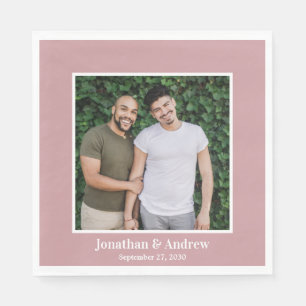 Photo LGBTQ Wedding Napkin