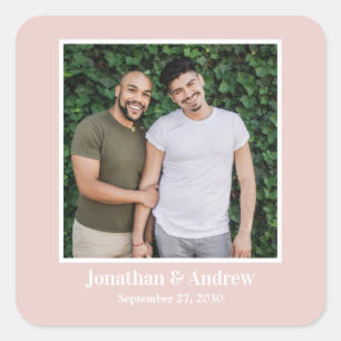 Photo LGBTQ Wedding Sticker