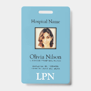 Photo Licensed Practical Nurse Badge