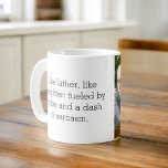 Photo Like Father Like Daughter or Son Coffee Mug<br><div class="desc">Celebrate the special bond between father and child with our heartwarming "Like Father Like Daughter or Son" Coffee Mug. This personalized mug captures the essence of the unique connection shared between a dad and his child, making it the perfect gift for Father's Day, birthdays, or any occasion. Crafted with care,...</div>