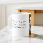 Photo Like Father Like Daughter or Son Coffee Mug<br><div class="desc">Celebrate the special bond between father and child with our heartwarming "Like Father Like Daughter or Son" Coffee Mug. This personalized mug captures the essence of the unique connection shared between a dad and his child, making it the perfect gift for Father's Day, birthdays, or any occasion. Crafted with care,...</div>